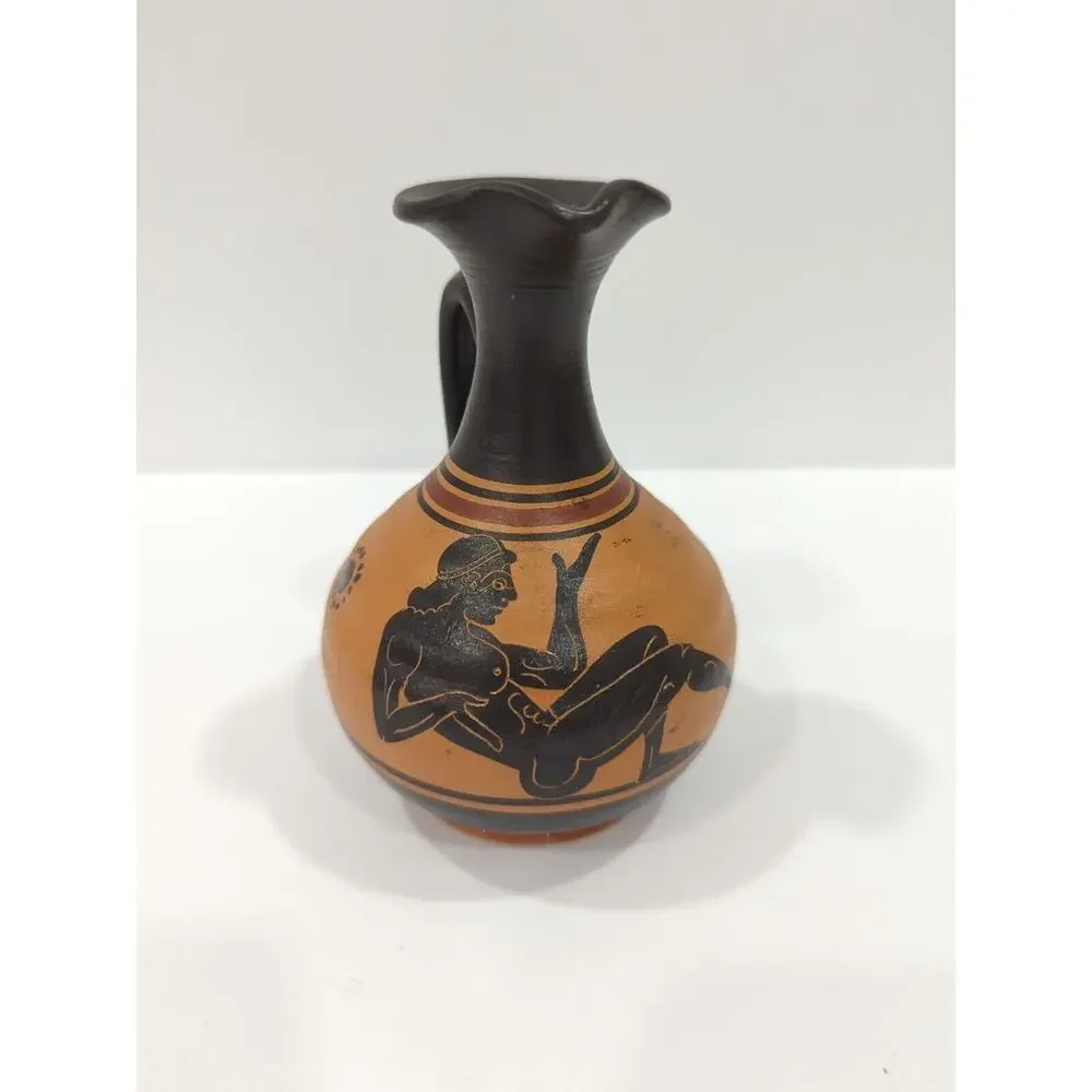 Vintage Pottery‎ Vase Cecconi Castel Viscardo Orvieto, Italy